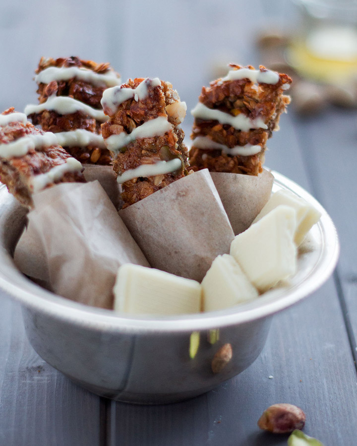 Barritas energéticas caseras de avena