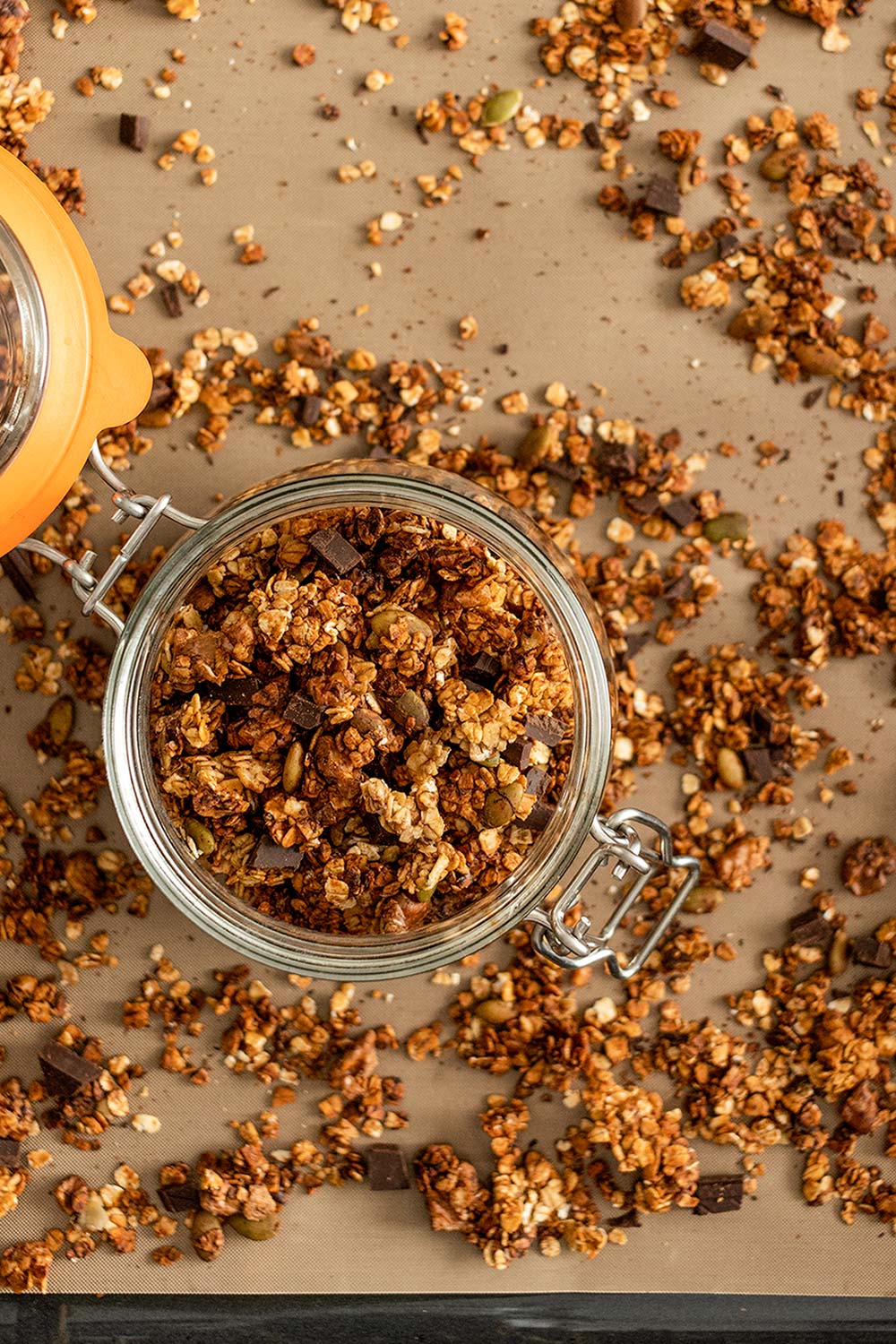 Granola sin gluten y sin azúcar