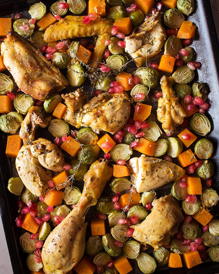 Pollo al Horno con Verduras - Shoot the Cook - Recetas fáciles y trucos  para fotografiar comida